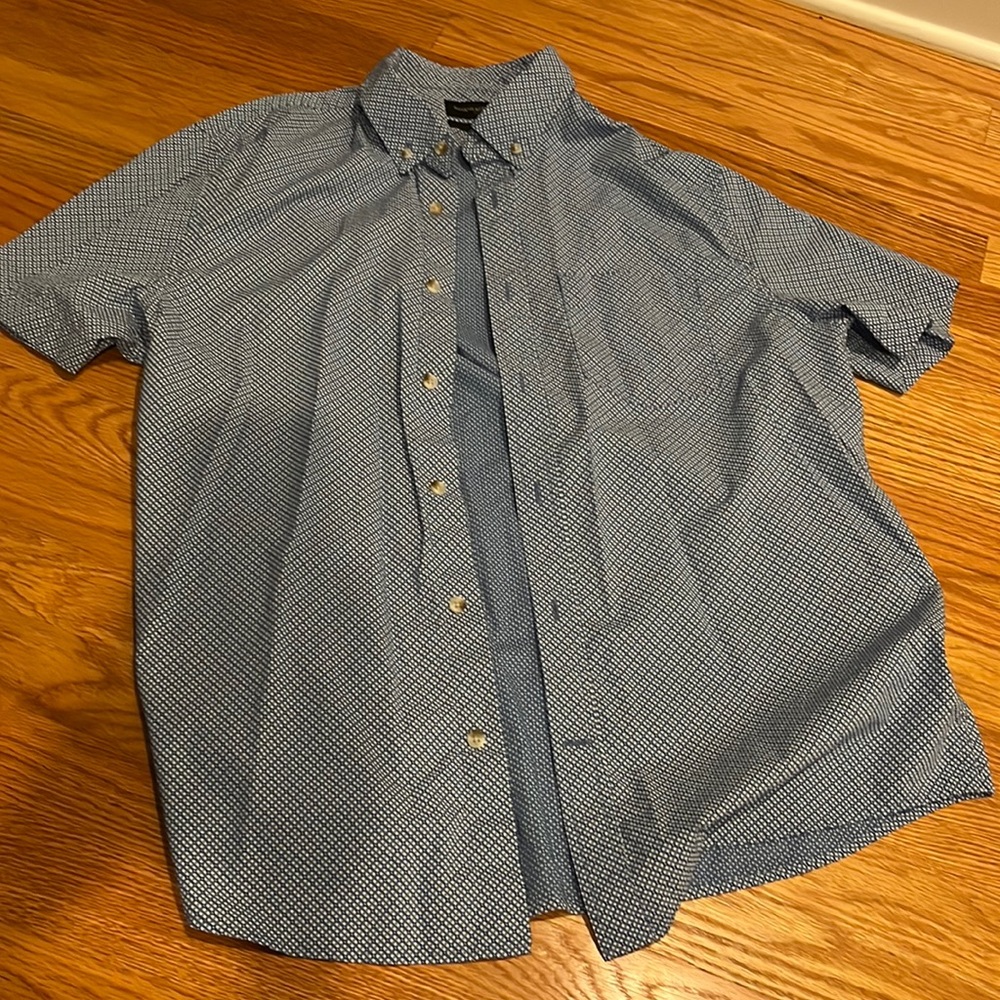 Banana Republic men’s short sleeve shirt slim Large NWOT